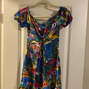 Zara multi color short dress